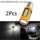 2pcs 1156 1141 P21W 27-SMD 7020 LED Car Turn Signal Light Parking Light Lamps