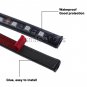 RGB 12LED Wireless APP Music Voice Control Colorful Car Interior Light Neon 4X