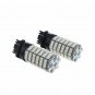 2pcs 3157 3457 120SMD Bright Amber Yellow LED Turn Signal Parking Light Bulbs