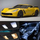 10pcs White Reverse + Tag + Interior LED Lights Fit For 05-15 Chevy Corvette C6