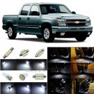 13pcs Xenon White LED Interior Light Package Fit For 1999-2006 Chevy Silverado