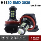 2x H11 H8 H9 LED 8000K ICE BLUE 3030 30SMD Projector Lens Fog Driving Light Bulb