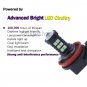 2x H11 H8 H9 LED 8000K ICE BLUE 3030 30SMD Projector Lens Fog Driving Light Bulb