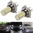 2pcs H4 HB2 9003 120-SMD Super White LED Replacement Bulbs For Car Fog Lights