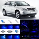 14pcs Blue LED Interior Light Package Fit For 2004-2009 Lexus RX330 RX350 RX400h