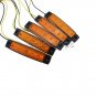 10PCS 12V SMD 6 LED Yellow Rear Side Marker Light Position Truck Trailer Lorry
