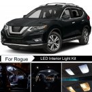 11pcs Xenon White Interior LED Light Package Kit Deal For Nissan Rogue 2014-2018