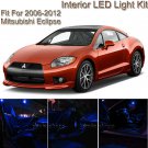 For Mitsubishi Eclipse 06-12 Blue Interior LED Light Kit + White License Light