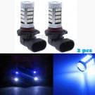 Super Blue 9005 HB3 9145 H10 92-SMD 10000k LED Bulbs For Driving Fog Light 2pcs