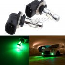 2pcs Green 881 886 898 899 H27W/2 7.5W LED COB Fog Light Daytime Projector Bulbs