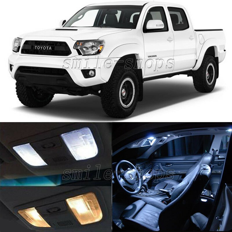 9pcs White LED Interior Lights Kit Fit For 2006-2016 Toyota Tacoma