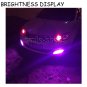 2Pcs Purple Pink H4 HB2 9003 30SMD 3030 LED Projector Fog Light bulbs DRL Lamps