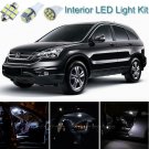 8pcs Pure White Interior LED Light Package Kit Deal For Honda CR-V 2007-2011