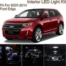 For Ford Edge 2007-2014 Xenon White Interior LED Light kit + White License Light