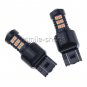 2X Amber Yellow 30SMD 3030 Tail Turn Signal Car LED Light Bulbs 7443 7440 W21-5W