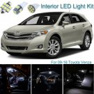 12pcs Xenon White Interior LED Light Package Kit Deal For Toyota Venza 2009-2016
