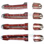 Set Chrome Door Handle Catch Cover Cap Trim Molding For 2005-2010 Kia Sportage
