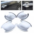 4pcs Chrome Door Handle Car Cup Bowl For Nissan Versa Tiida Latio 2007-2012