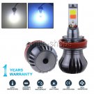 2x LED Light H11 H9 H8 2400LM White+Ice Blue Car Fog Light COB Bulb Dual Color