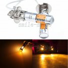 2pcs Amber 3000K H3 11W High Power COB LED Light Car Fog Driving Bulbs Lamp