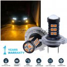 H7 30SMD 3030 LED Fog Light Bulb For Car Driving Lamp Yellow Amber High Power 2x