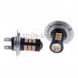 H7 30SMD 3030 LED Fog Light Bulb For Car Driving Lamp Yellow Amber High Power 2x