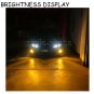 H7 30SMD 3030 LED Fog Light Bulb For Car Driving Lamp Yellow Amber High Power 2x