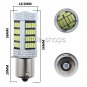 2x Xenon White 92 4014 SMD 1156 P21W LED Projector Bulb Backup Reverse Light DRL
