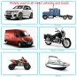 Red Light Strobe LED 12V 20A 10A 5-pin Rocker Toggle Switch Car Boat Waterproof