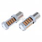 2pcs Amber 1156 P21W BA15S For Car Turn Signal Lights 92 SMD 4014 chip LED Bulbs