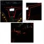 Colorful RGB LED Car Door Light Neon Strip Remote/Bluetooth APP Control Bright