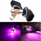 2pcs Pink 881 H27W/2 886 898 889 Fog Light DRL Daytime Running Projector Bulbs