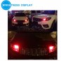 2x Red P21W 1156 BA15S  92SMD LED Tail Bulbs DRL Lamp Car Brake light Rear Light