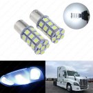 2pcs White Interior 1156 LED 27SMD Dome Cab Light Bulb For Freightliner Cascadia