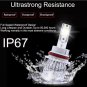 COB 9007 HB5 LED Headlight Bulbs Kit 1300W 195000LM High Low beam 6000K White