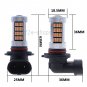 2pcs High Power Bright Purple Pink HB3 9005 LED For Fog Light Bulbs 92SMD 4014