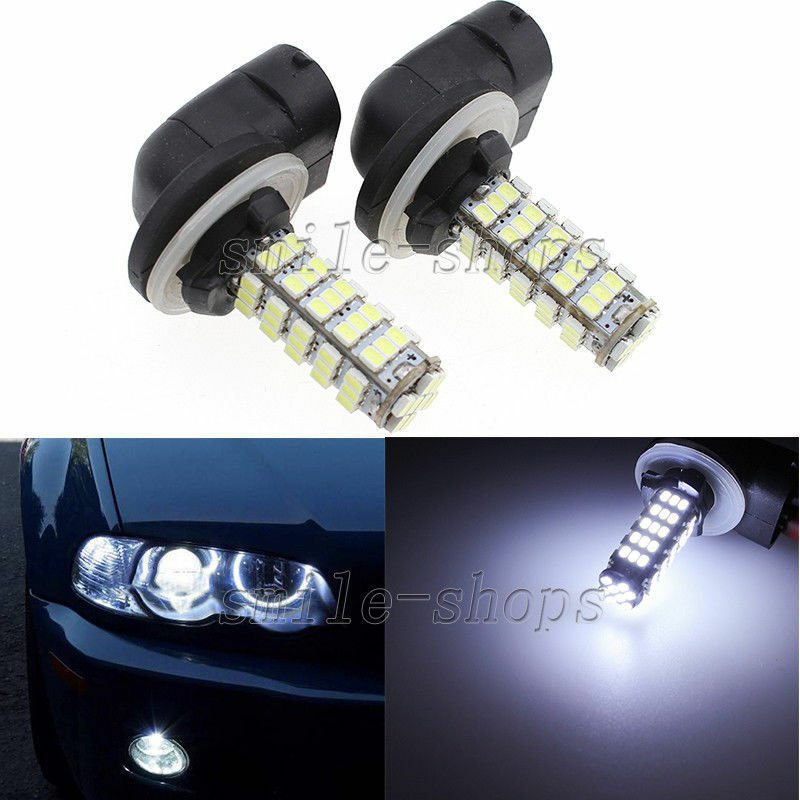 2pcs 6000K White 68-SMD LED Fog Driving Light Bulbs 881 862 886 889 896 898