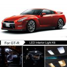 11pcs Bright White Interior LED Light Package Kit Deal For Nissan GT-R 2009-2018