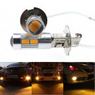 2pcs 5730 10-SMD Yellow Amber H3 LED Replacement Bulbs For Car Truck Fog Lights