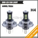 2x H4 HB2 9003 30SMD LED For Car Fog Light Motorcycle Headlight Lamp Bulb White