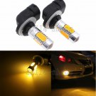2pcs 881 894 896 Amber Yellow COB LED Fog Driving Bulb Daytime Running Light