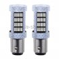 2pcs Red BAY15D P21/5W 1157 92SMD 4014 LED Car Reverse light Tail Lamp Bulbs DRL