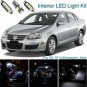 11pcs White Interior LED Light Package Kit Deal For Volkswagen Jetta 2005-2010
