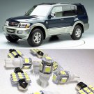 10pcs White LED Interior SMD Light Package Kit for Mitsubishi Montero 2001