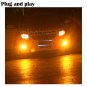 2x Amber yellow 92 4014 SMD H4 HB2 LED Car Driving Fog Lights Bulbs Aluminum 12V