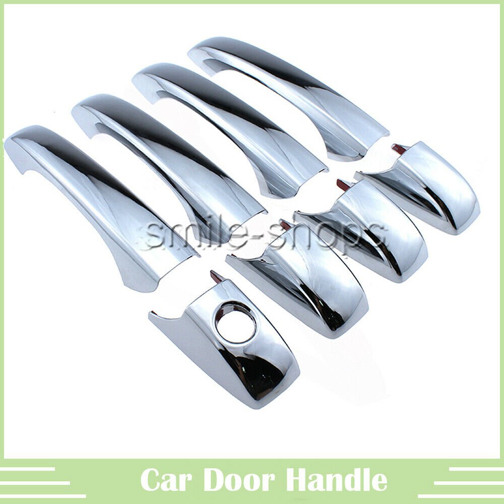 Chrome Door Handle Car Cover Catch Trim Accessorie Fit 2014 2015 Jeep Patriot