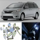 12pcs White Interior LED Light Package Kit for Kia Sienna 2011-2014