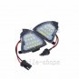 2x White CAN-Bus Side Mirror Puddle Lights LED Lamp For VW EOS GTi Jetta Passat