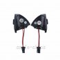 2x White CAN-Bus Side Mirror Puddle Lights LED Lamp For VW EOS GTi Jetta Passat