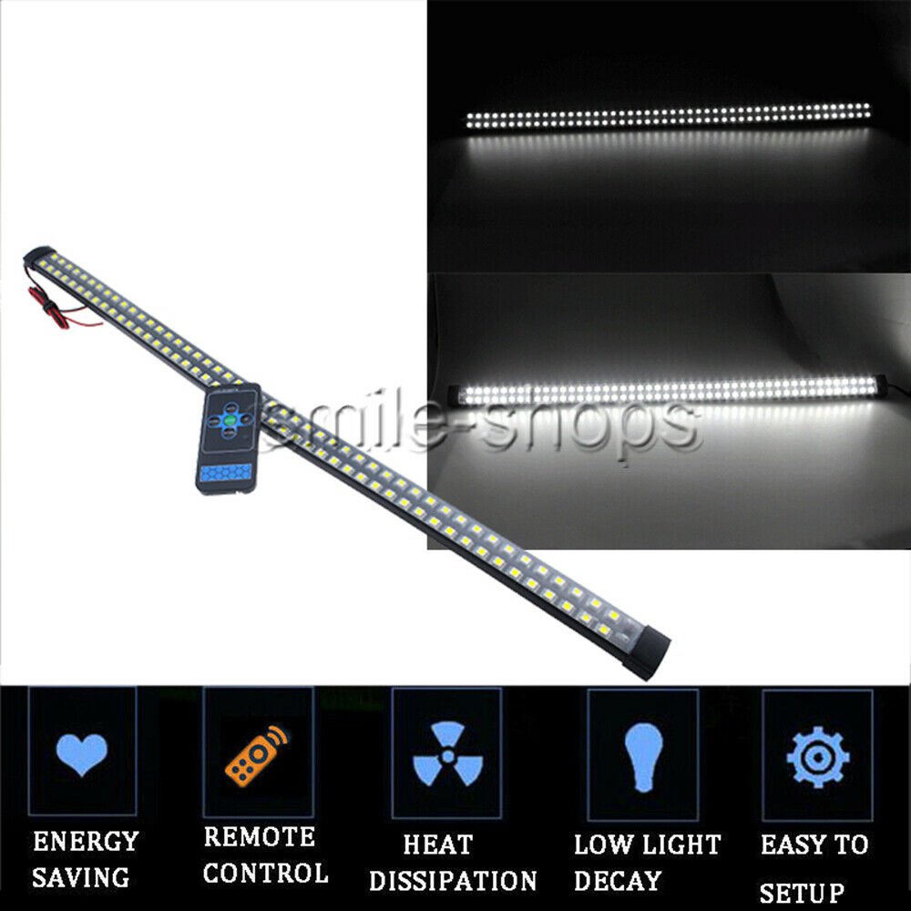1X Bright White 5050 96 SMD LED Strip Light Knight Rider Scanner Waterproof 12V
